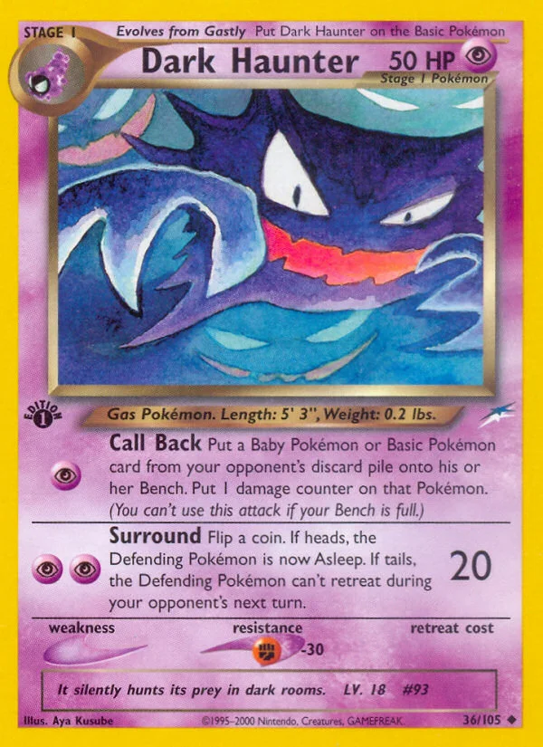 Dark Haunter Pokemon card