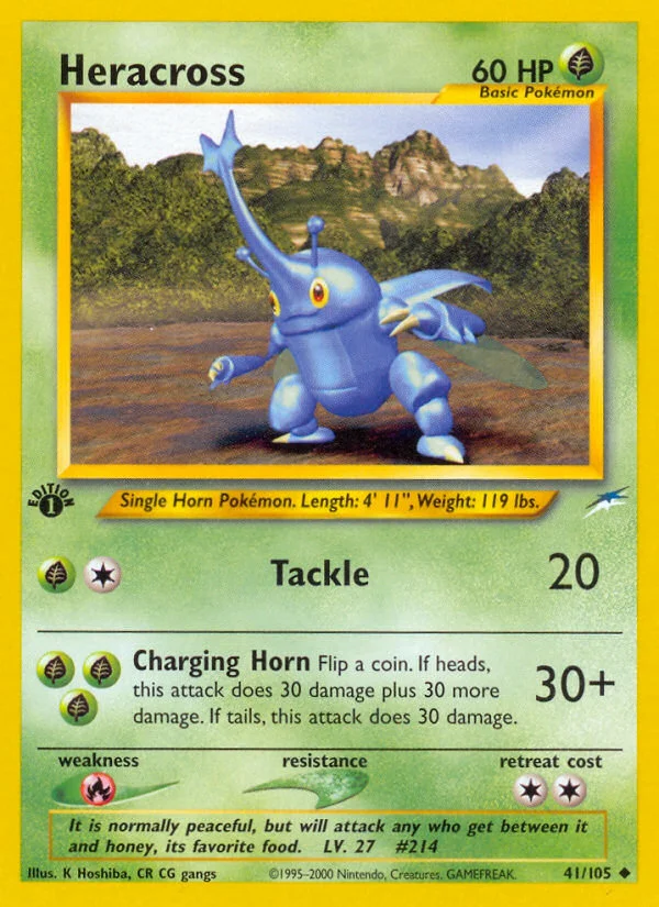 Heracross Pokemon card