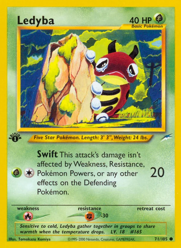 Ledyba Pokemon card