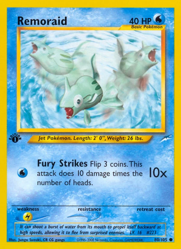 Remoraid Pokemon card