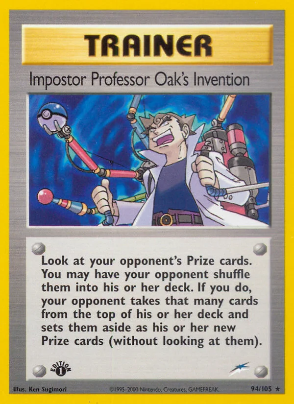Impostor Professor Oak's Invention Pokemon card