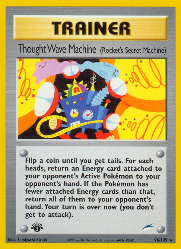 Thought Wave Machine Pokemon card