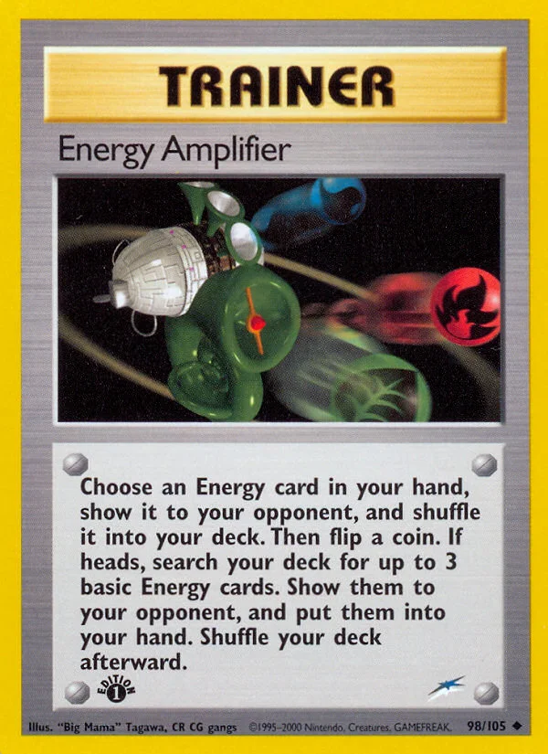Energy Amplifier Pokemon card