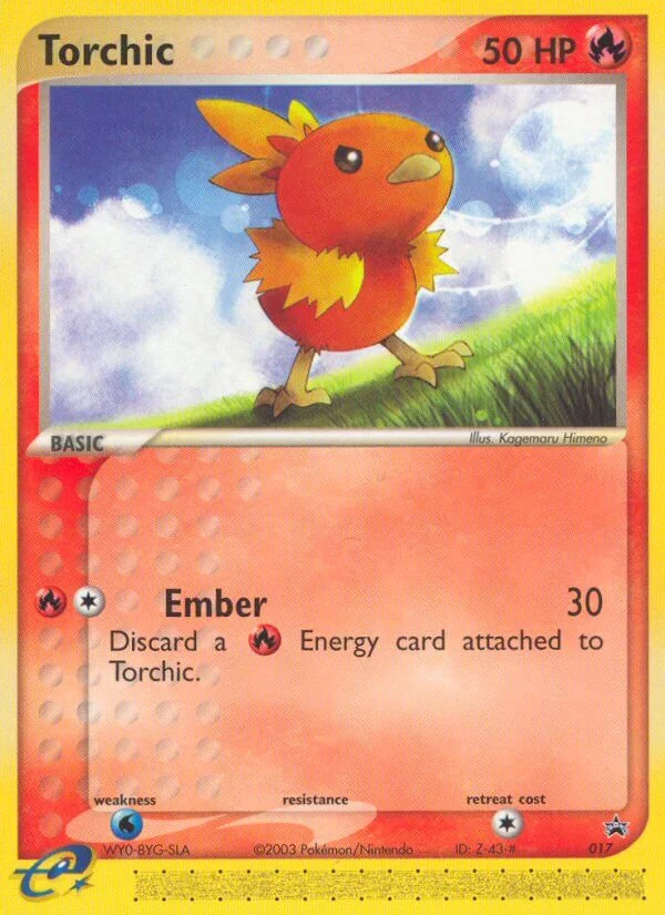 Torchic Pokemon card