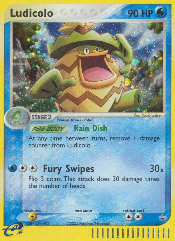 Ludicolo Pokemon card