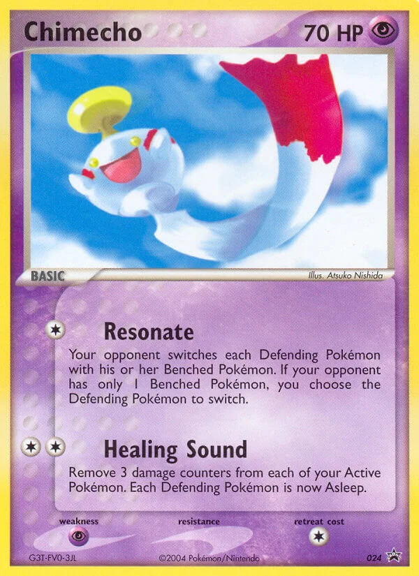 Chimecho Pokemon card