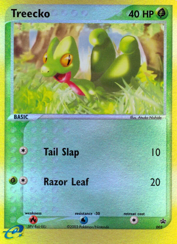 Treecko Pokemon card