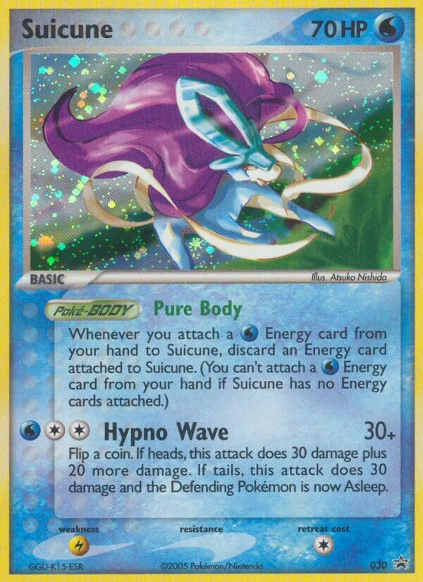 Suicune Pokemon card