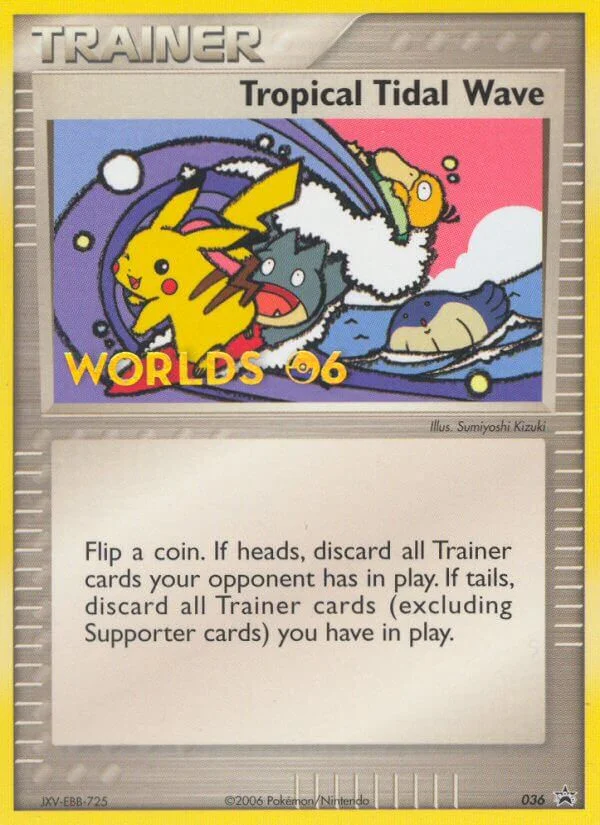 Tropical Tidal Wave Pokemon card