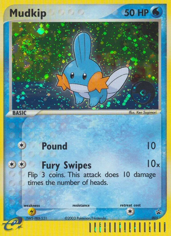 Mudkip Pokemon card
