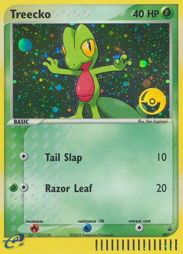 Treecko Pokemon card