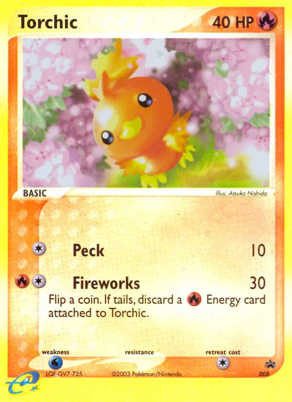 Torchic Pokemon card