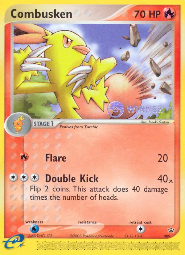 Combusken Pokemon card