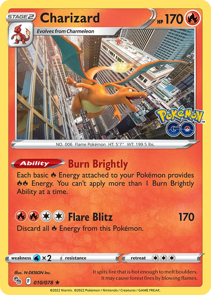 Charizard Pokemon card