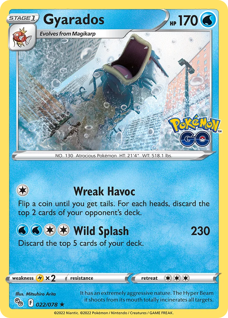 Gyarados Pokemon card