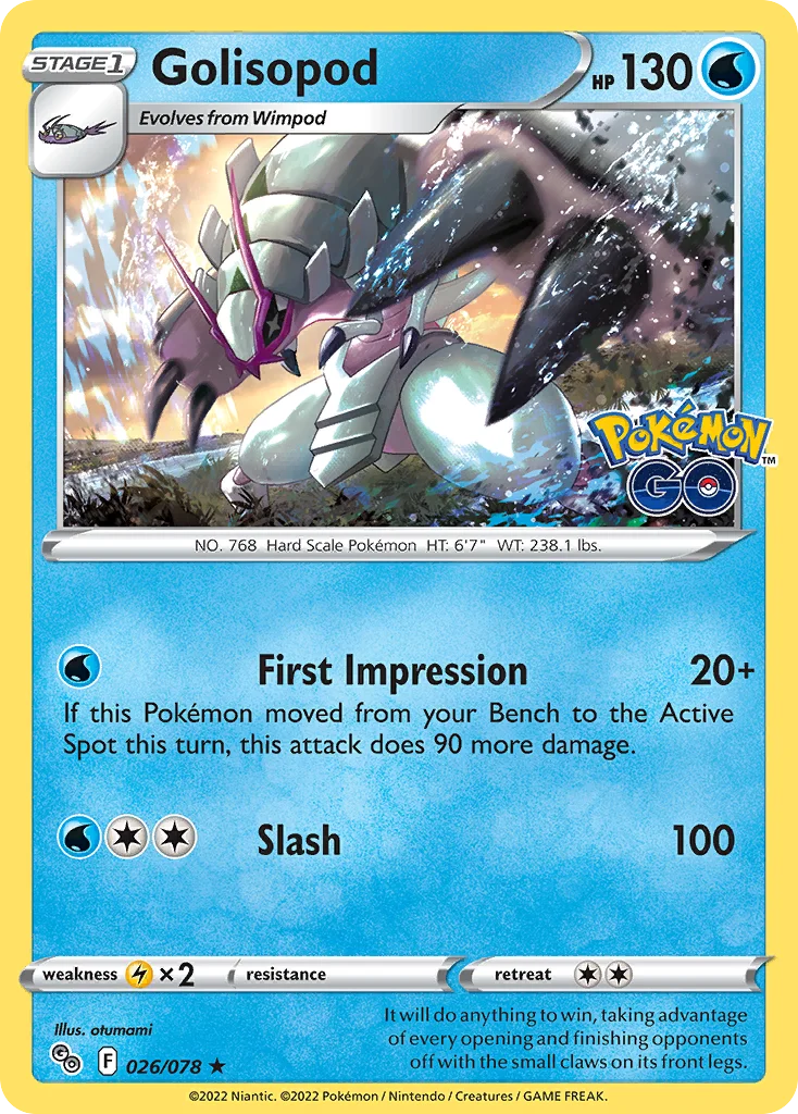 Golisopod Pokemon card
