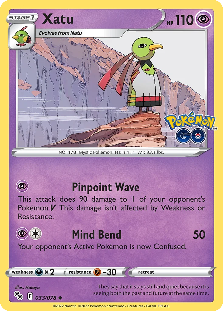 Xatu Pokemon card