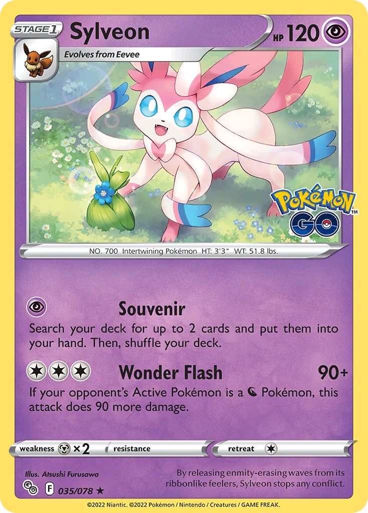 Sylveon Pokemon card