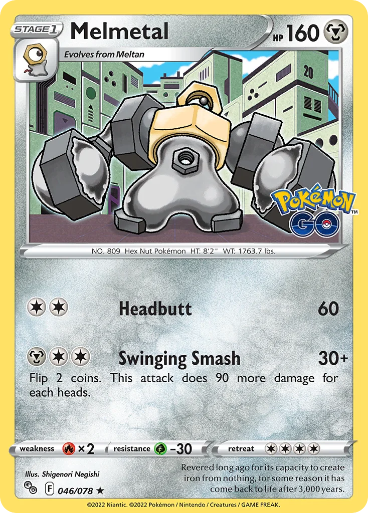 Melmetal Pokemon card