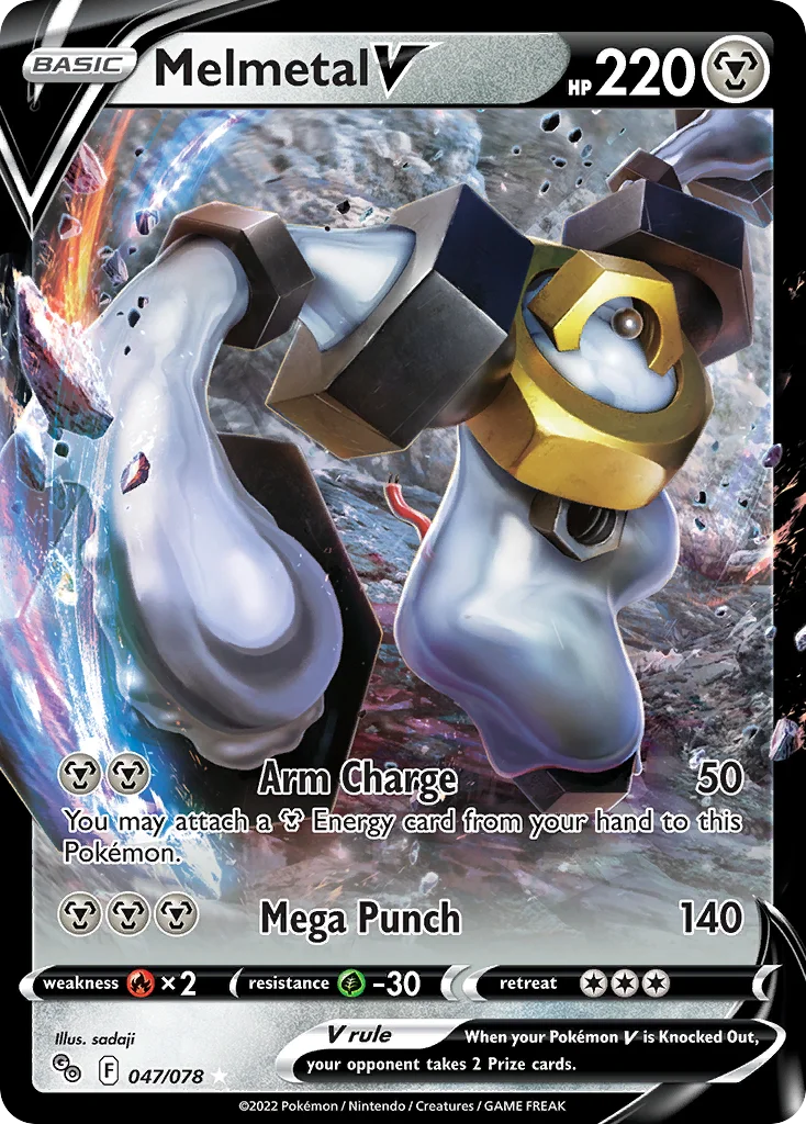 Melmetal V Pokemon card