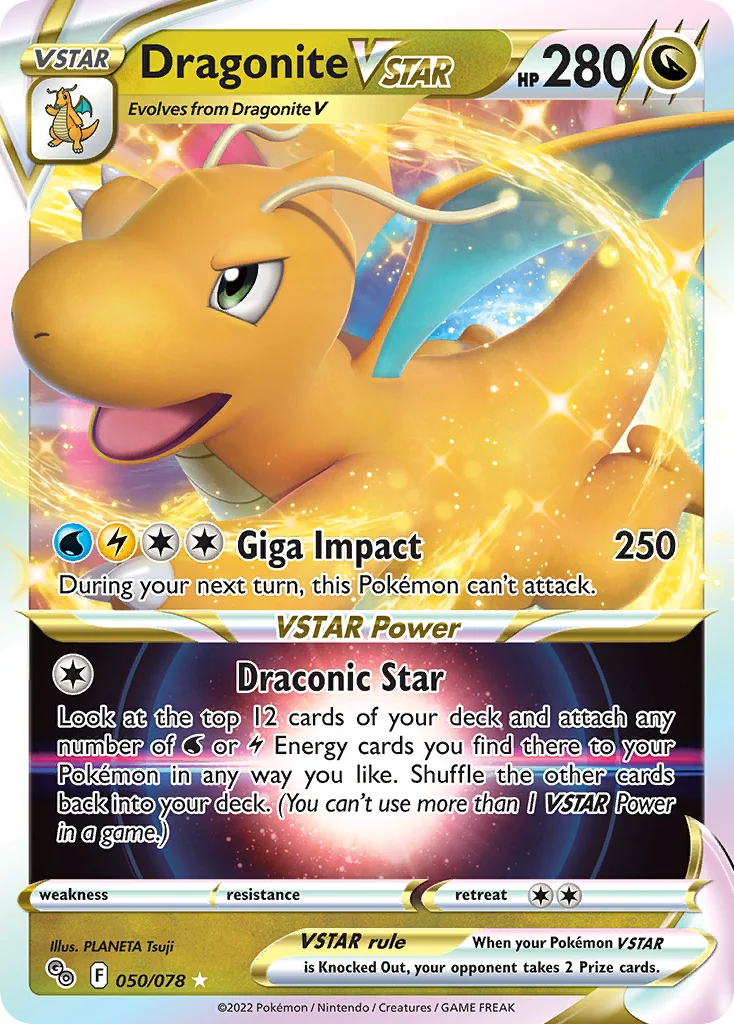 Dragonite VSTAR Pokemon card