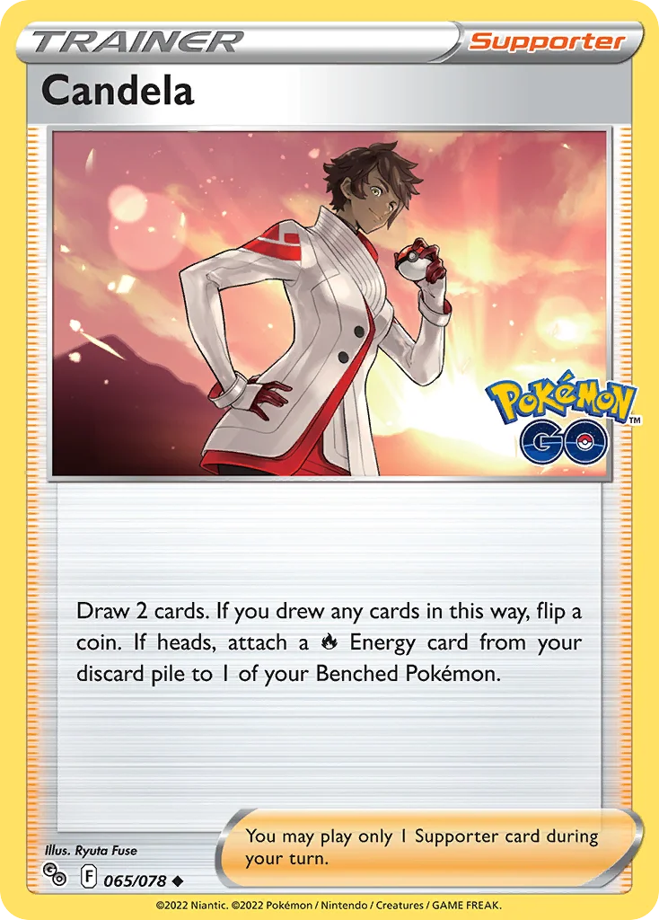 Candela Pokemon card