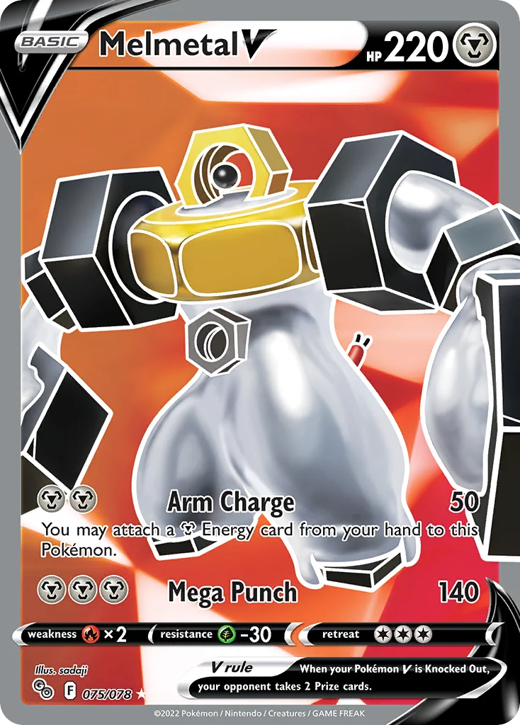 Melmetal V Pokemon card