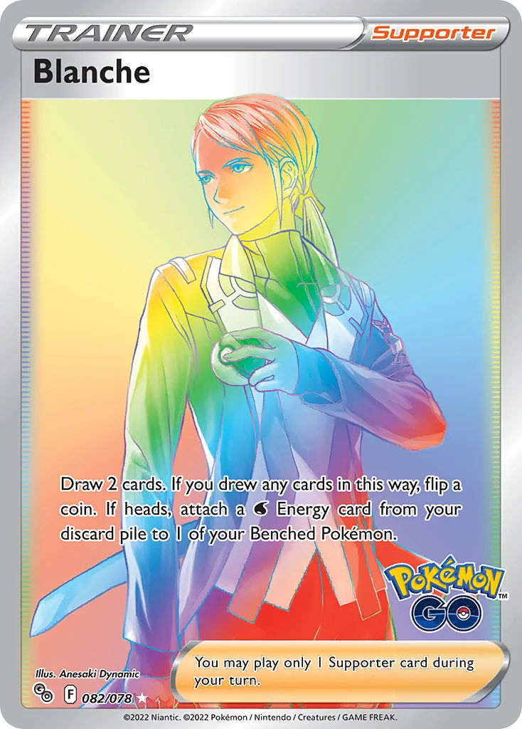 Blanche Pokemon card