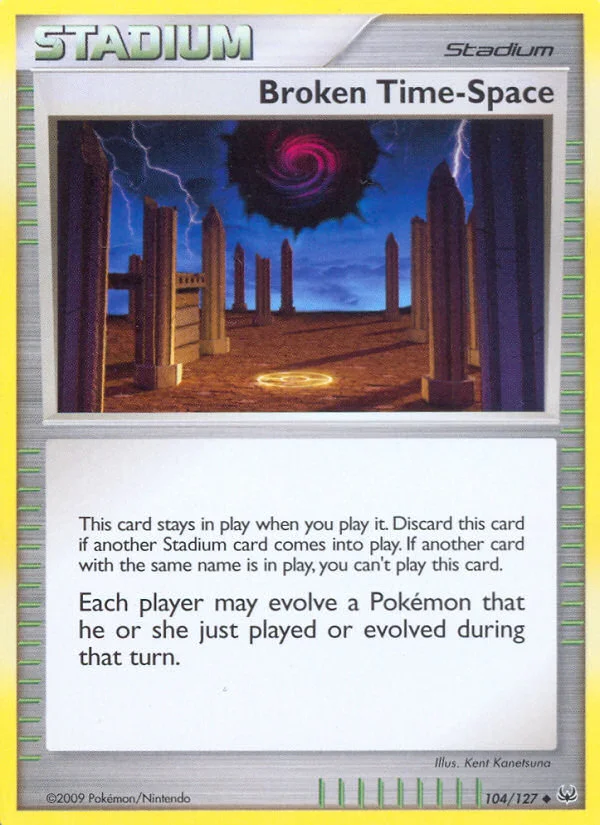Broken Time-Space Pokemon card