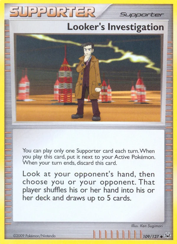 Looker's Investigation Pokemon card