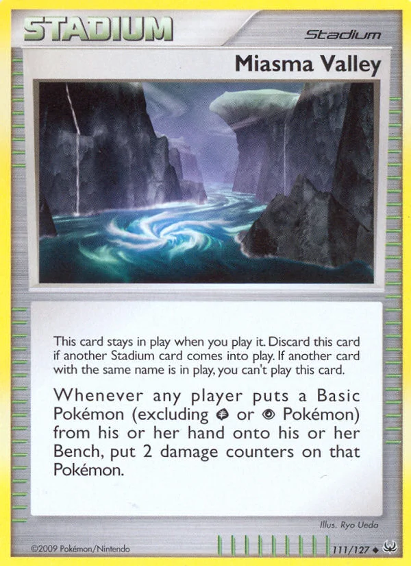Miasma Valley Pokemon card