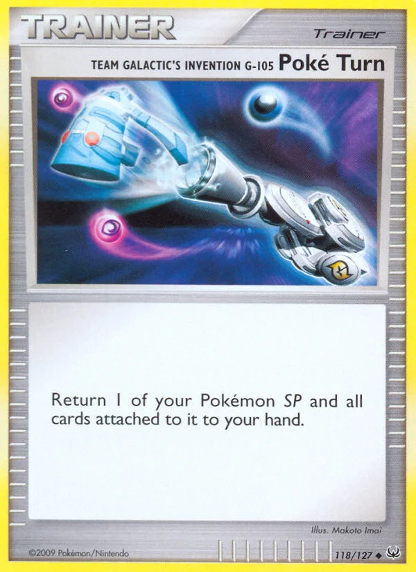 Team Galactic's Invention G-105 Poké Turn Pokemon card