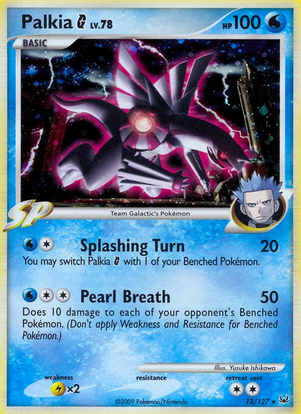 Palkia G Pokemon card