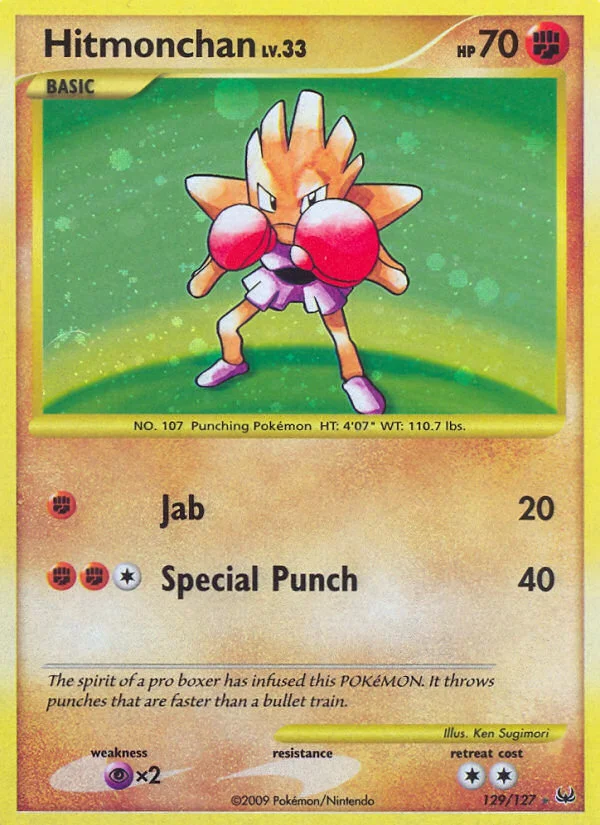 Hitmonchan Pokemon card