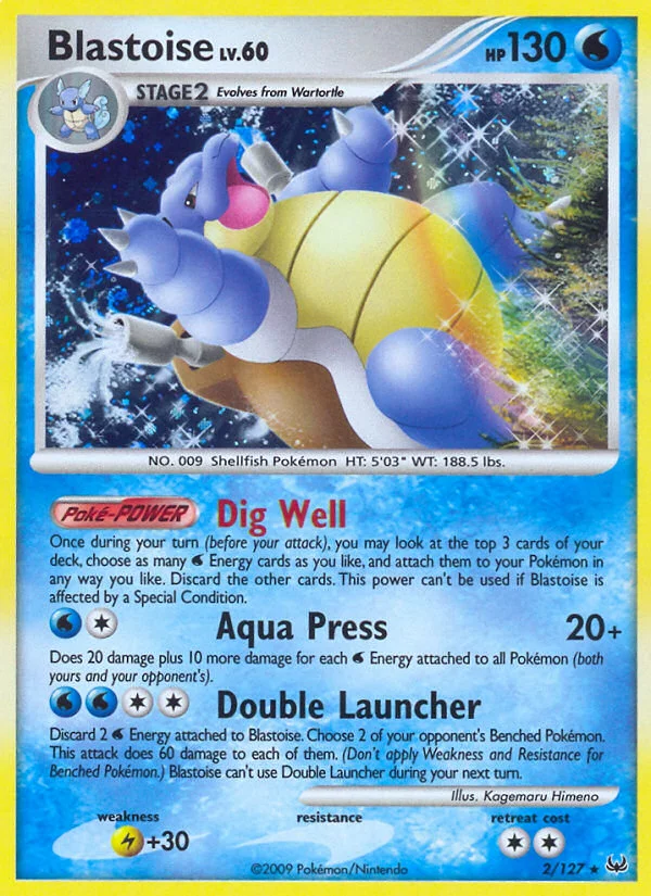 Blastoise Pokemon card