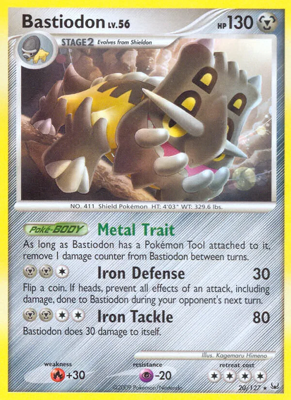 Bastiodon Pokemon card