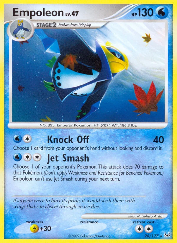 Empoleon Pokemon card