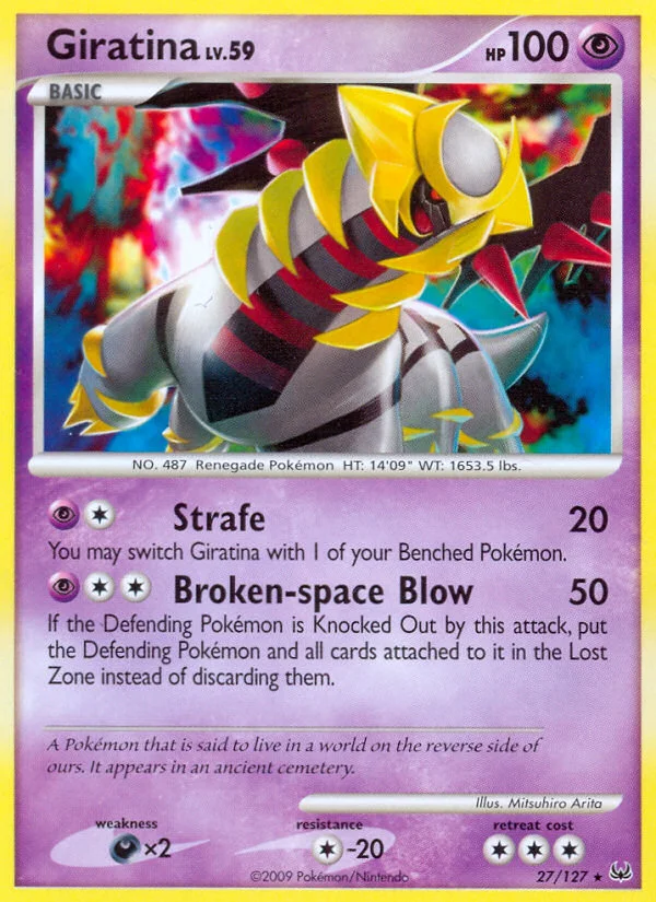 Giratina Pokemon card