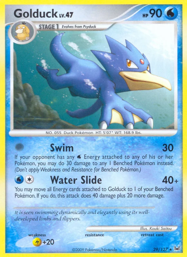 Golduck Pokemon card
