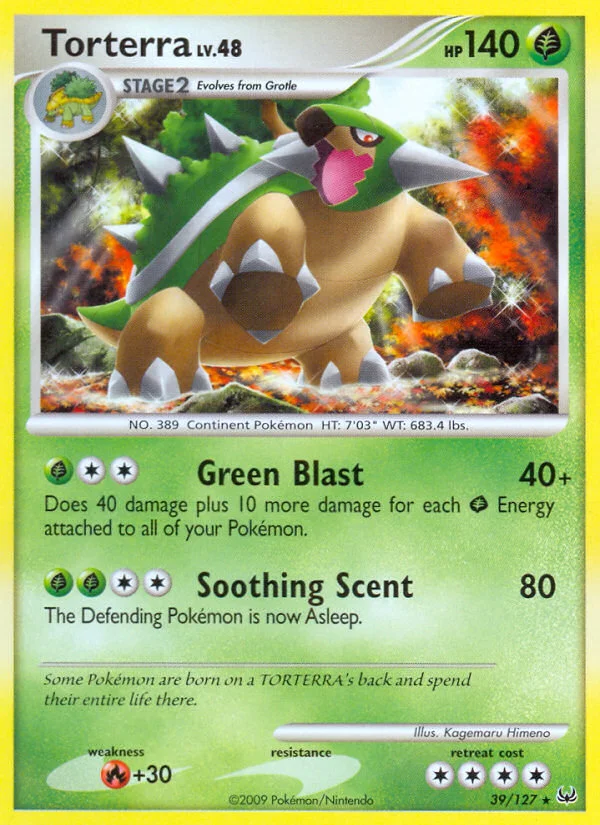 Torterra Pokemon card