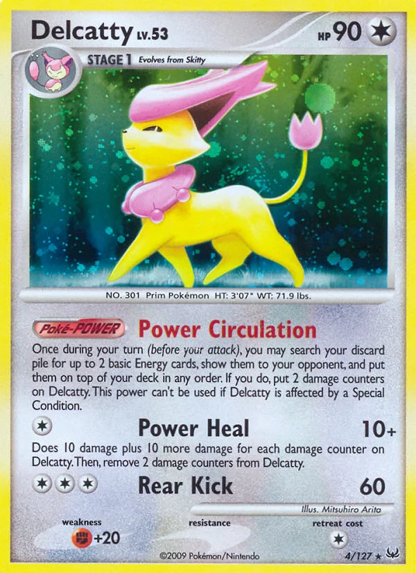 Delcatty Pokemon card