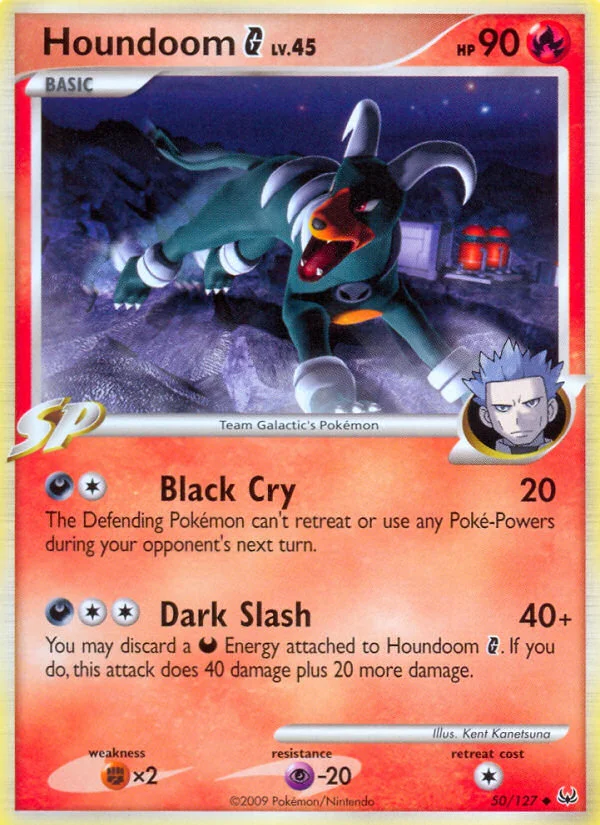 Houndoom G Pokemon card