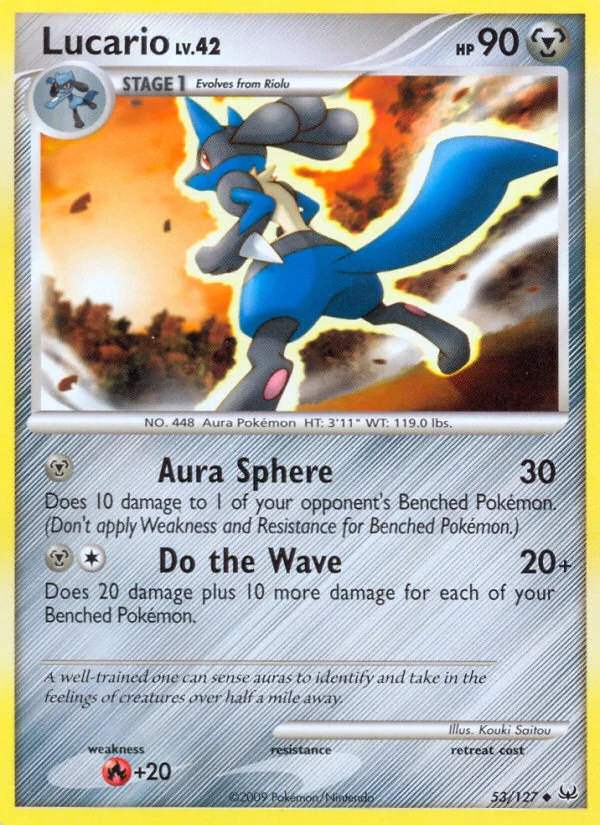 Lucario Pokemon card