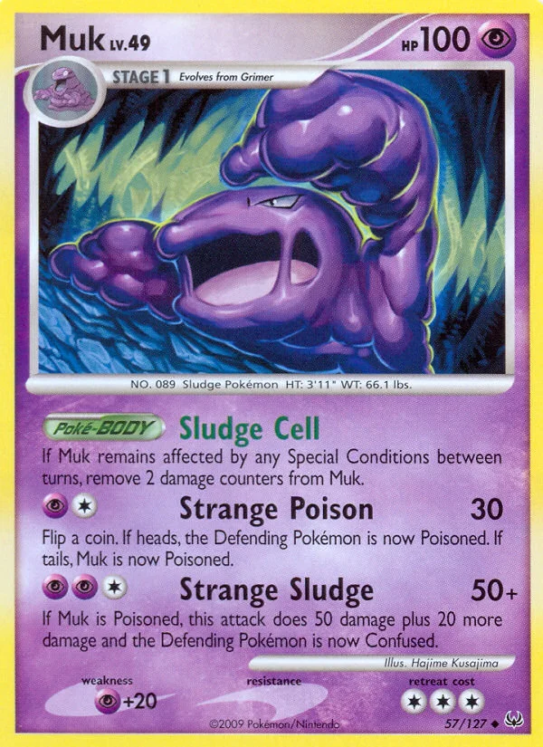 Muk Pokemon card
