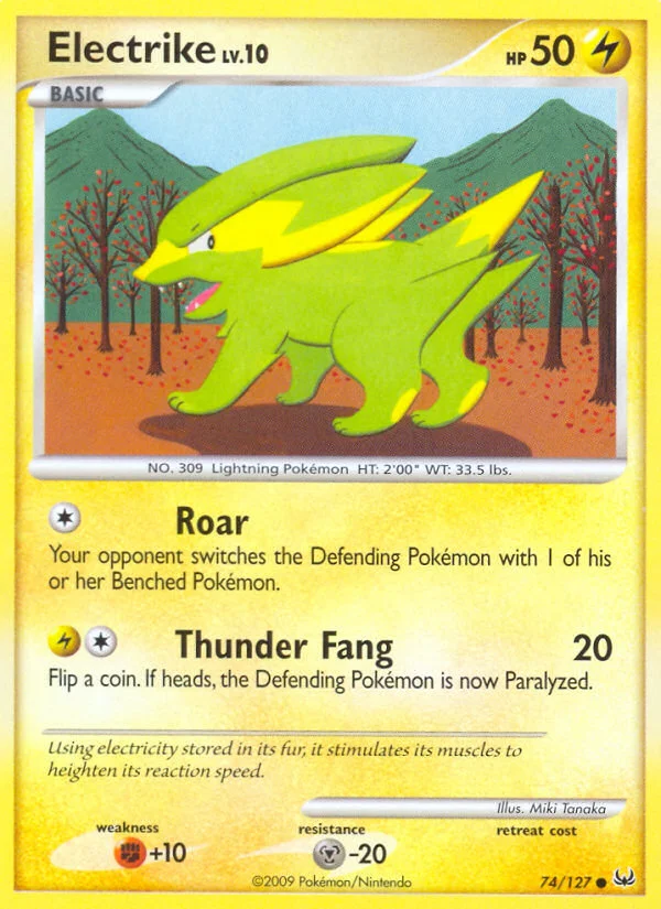 Electrike Pokemon card
