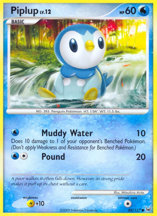 Piplup Pokemon card