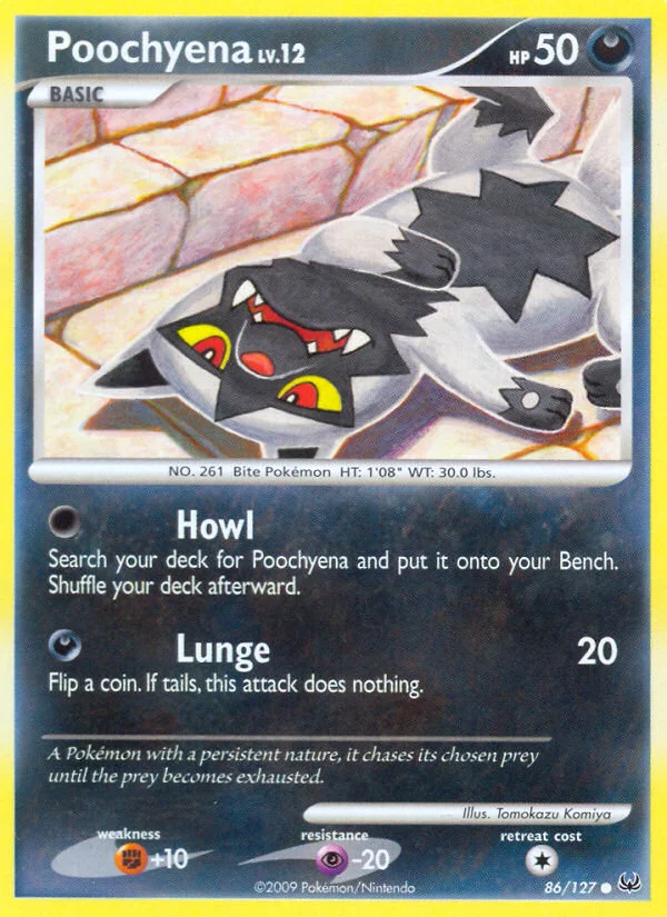 Poochyena Pokemon card