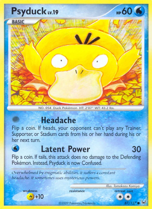 Psyduck Pokemon card