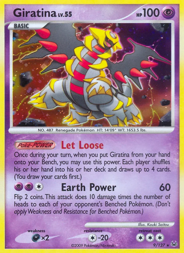 Giratina Pokemon card