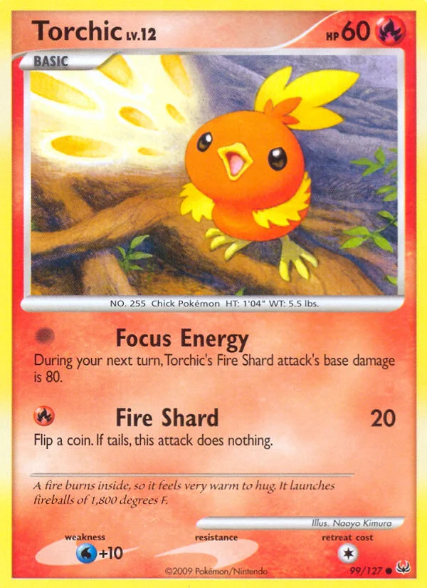 Torchic Pokemon card